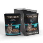 Perfection cat food: Multiple packages in a box.